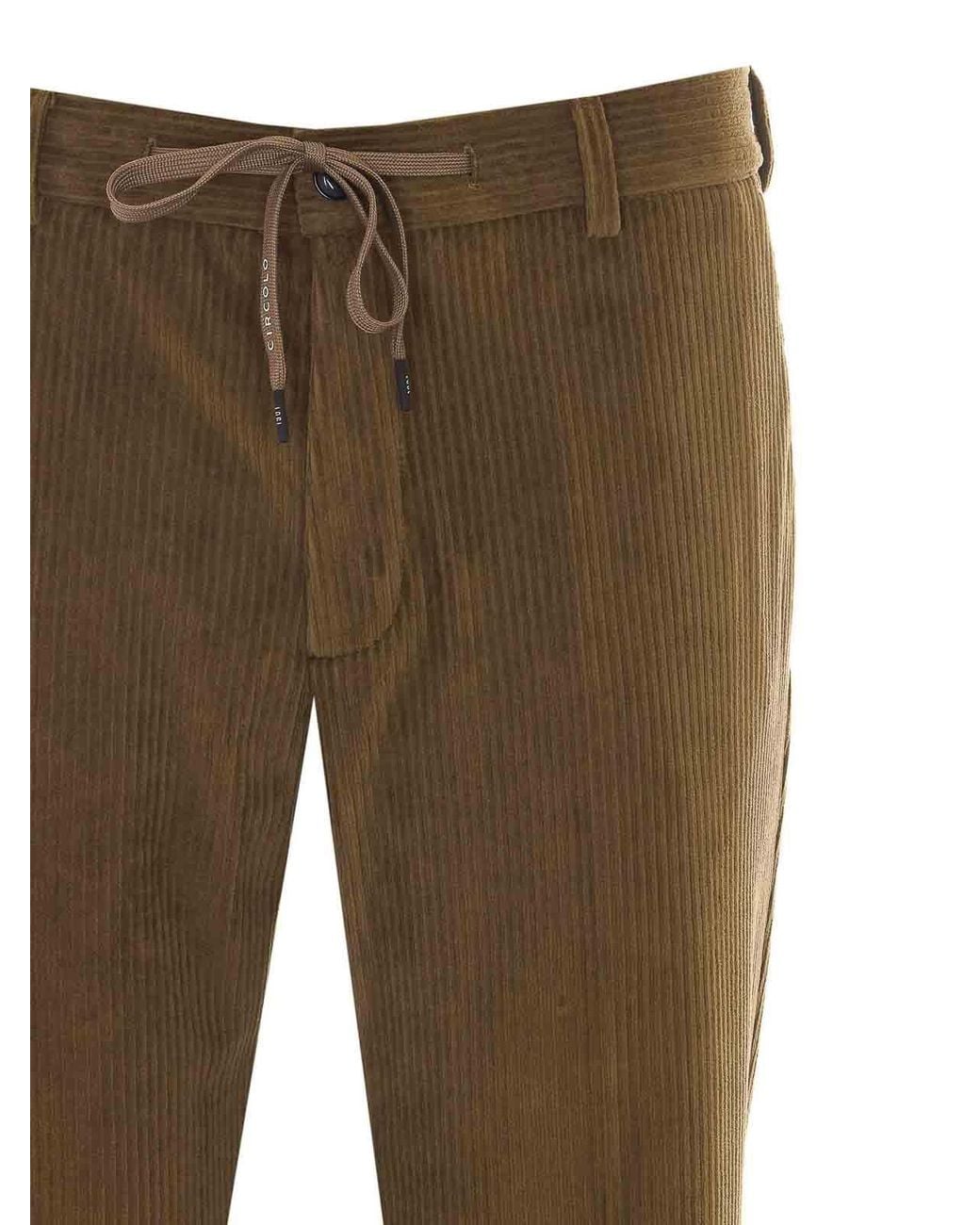 Circolo 1901 Natural Velvet Pants for men