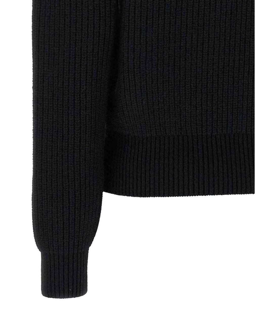 Balmain Black Rocaille Bead Jumper