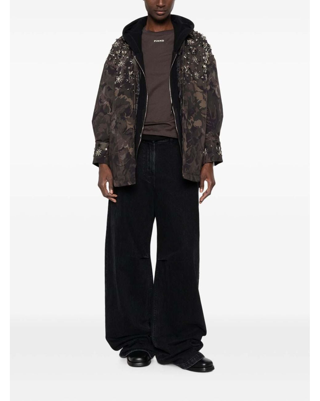 Pinko Black Dark Barengo Jacket