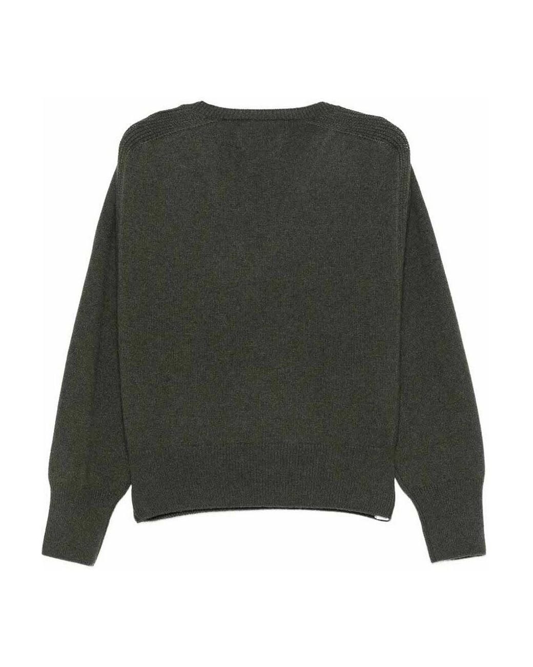 Sa Su Phi Green V-Neck Sweater