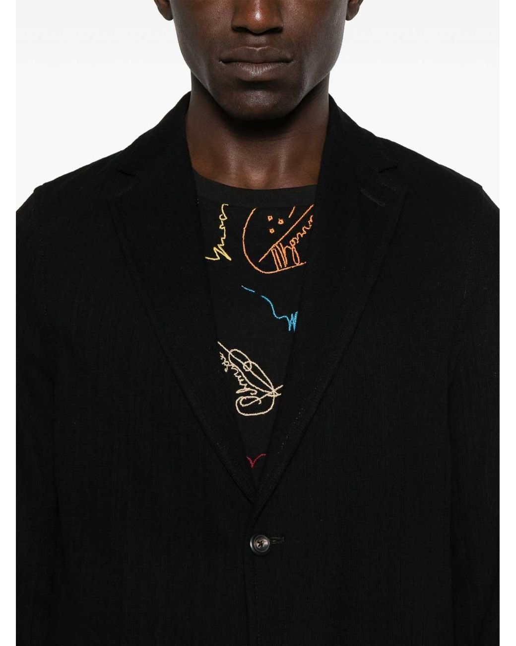 Circolo 1901 Black Cotton Single-Breasted Jacket for men