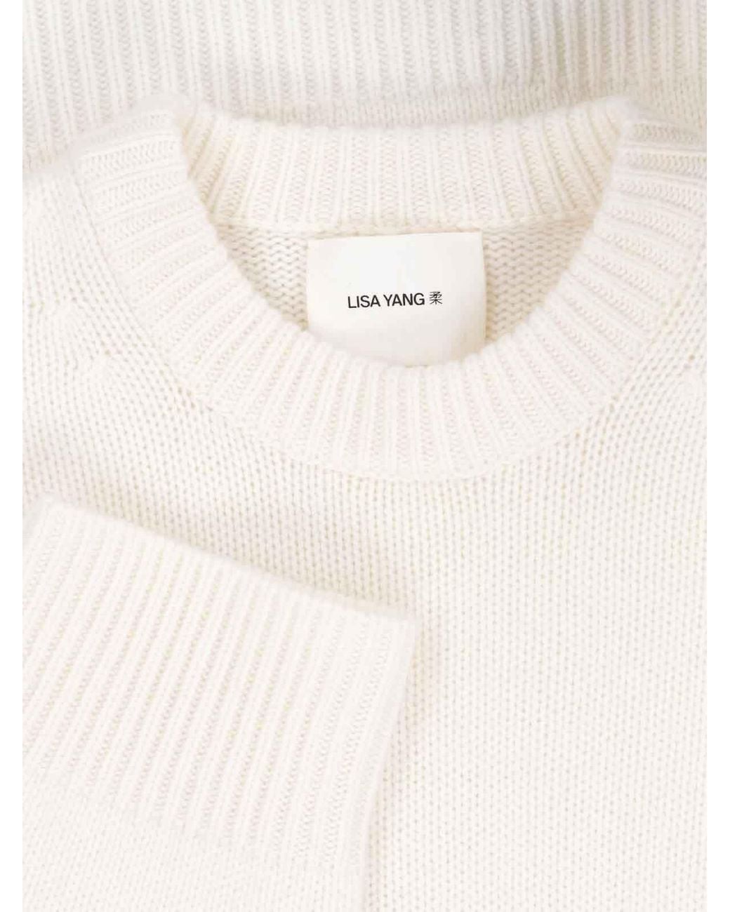Lisa Yang White Cashmere Sweater