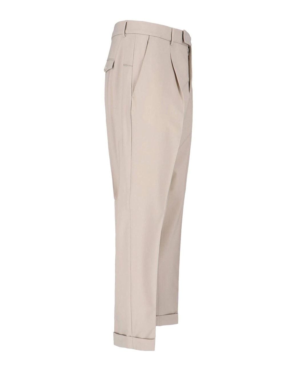 Cruna Natural Tailored Trousers for men