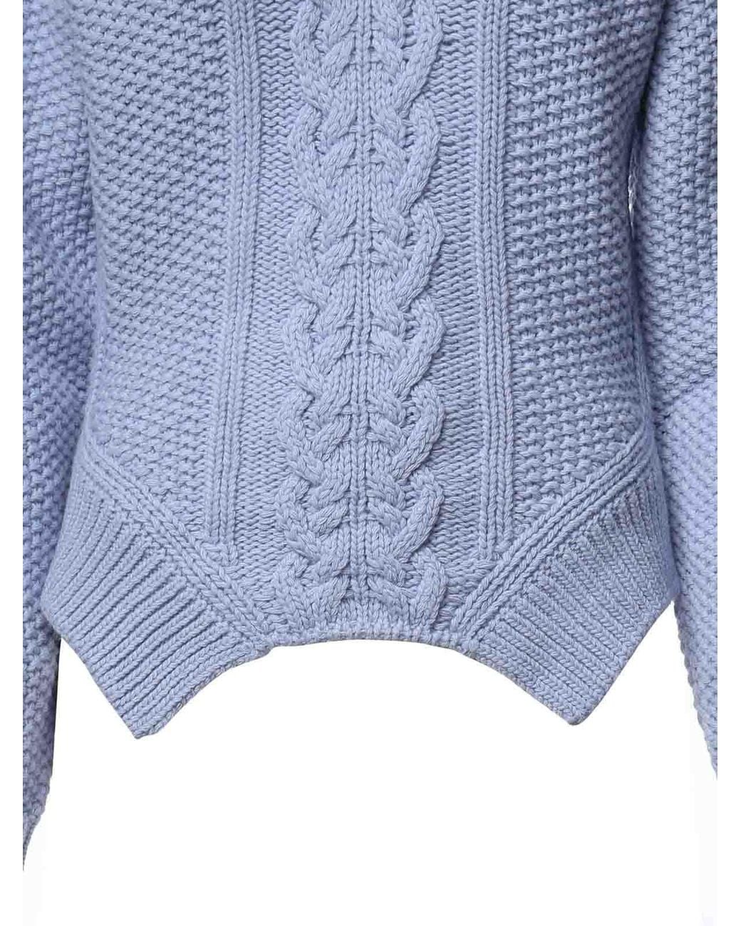 Dondup Blue Wool Sweater