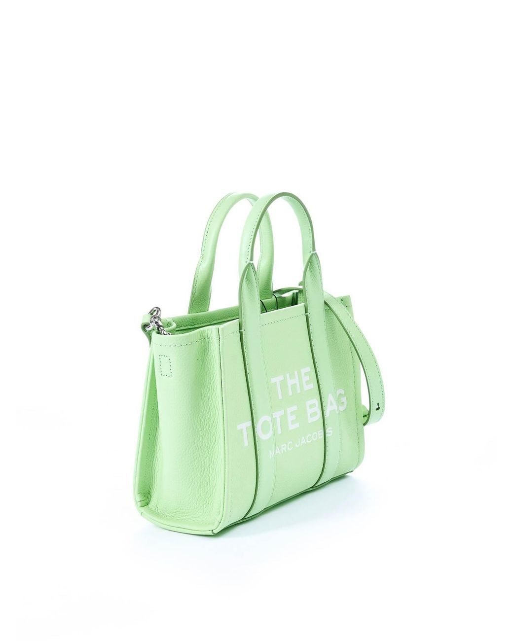 Marc Jacobs Green The Small Leather Tote