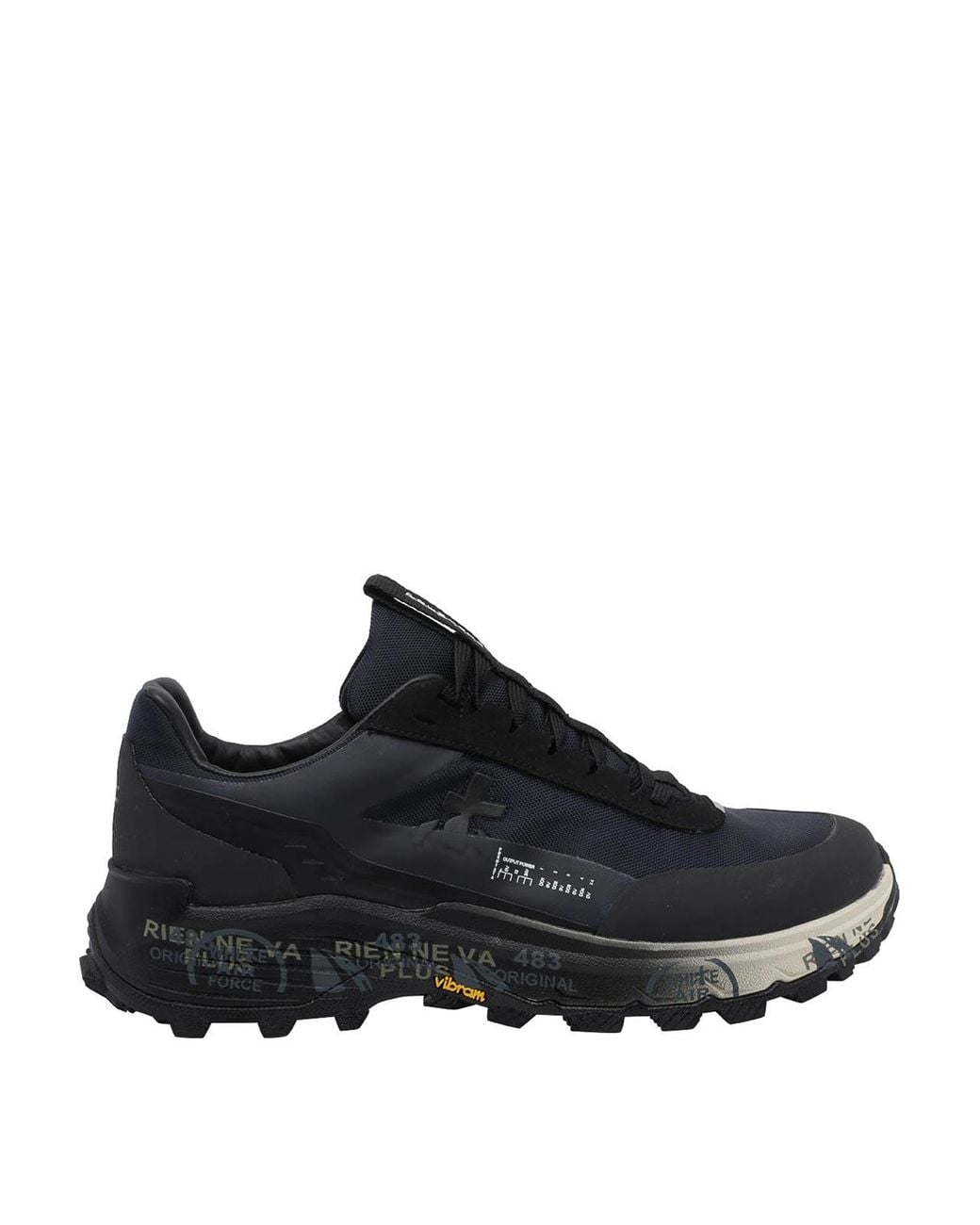 Premiata Black Devin Sneakers for men