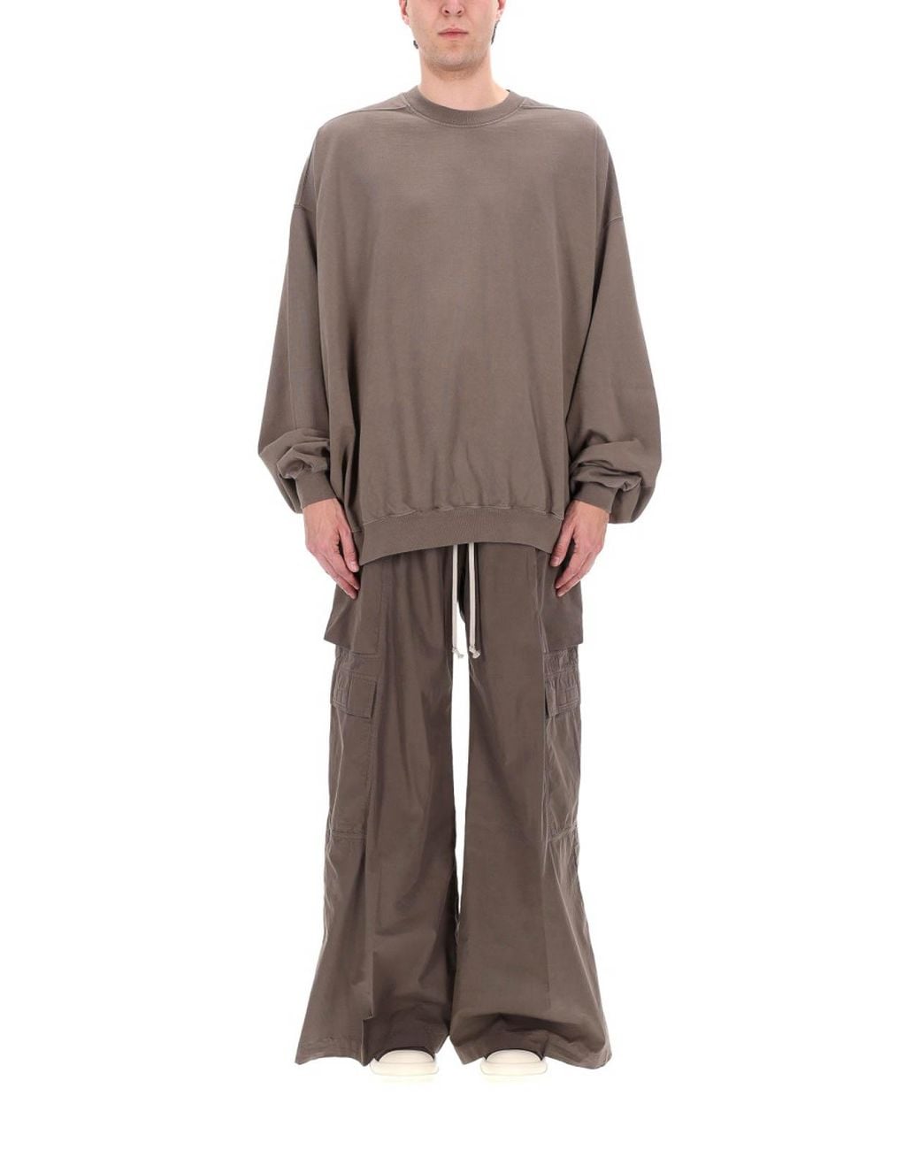 Rick Owens Brown Cotton Sweatshirt for men