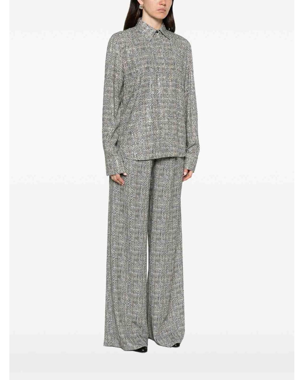 Ermanno Scervino Gray Shirt