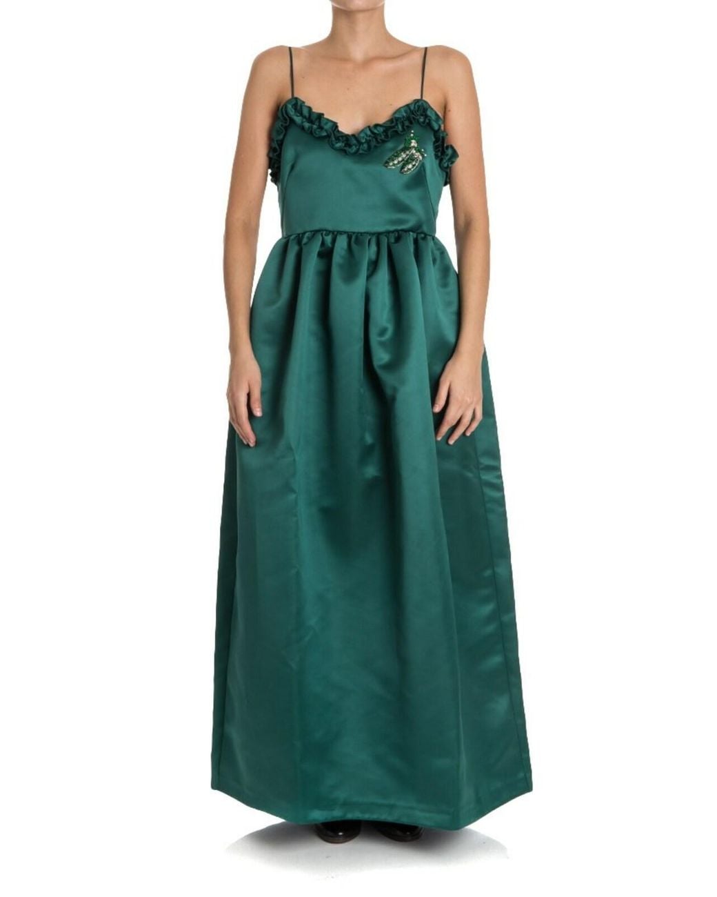 Vivetta Green Ankara Dress