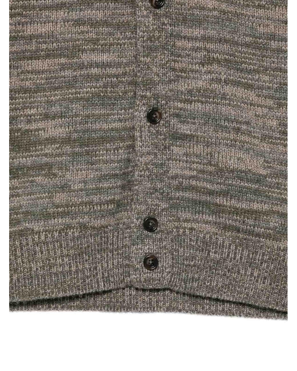 Aspesi Gray Military Wool Yak for men
