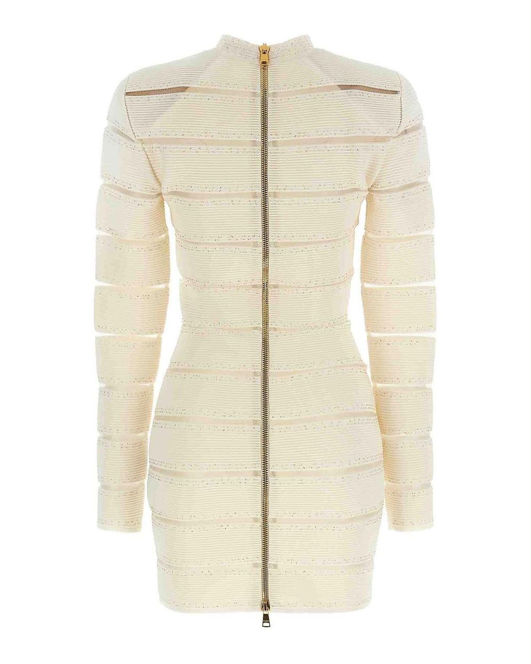 Balmain Natural Bodycon Dress