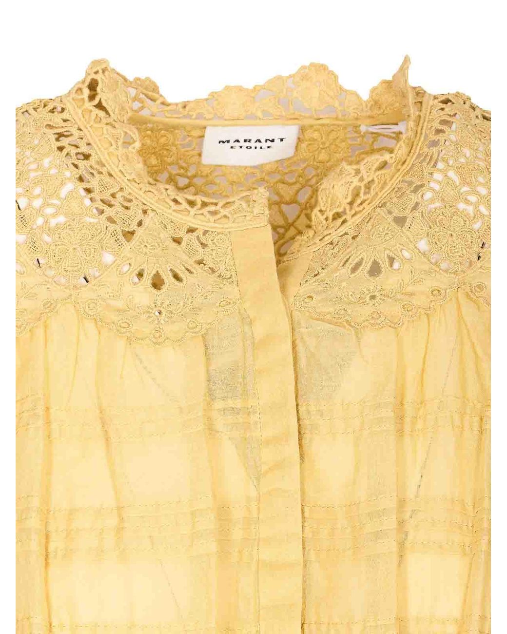 Isabel Marant Yellow Polly Shirt