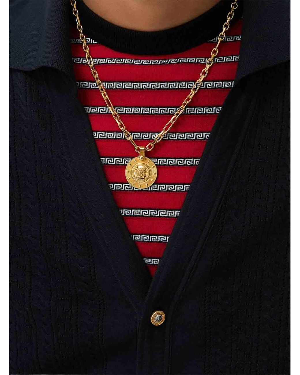 Versace Metallic Necklace