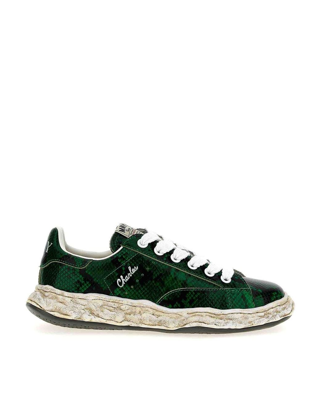 Maison Mihara Yasuhiro Green Sneakers for men