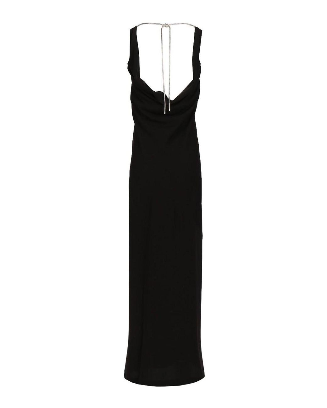 Max Mara Black Long Cady Dress