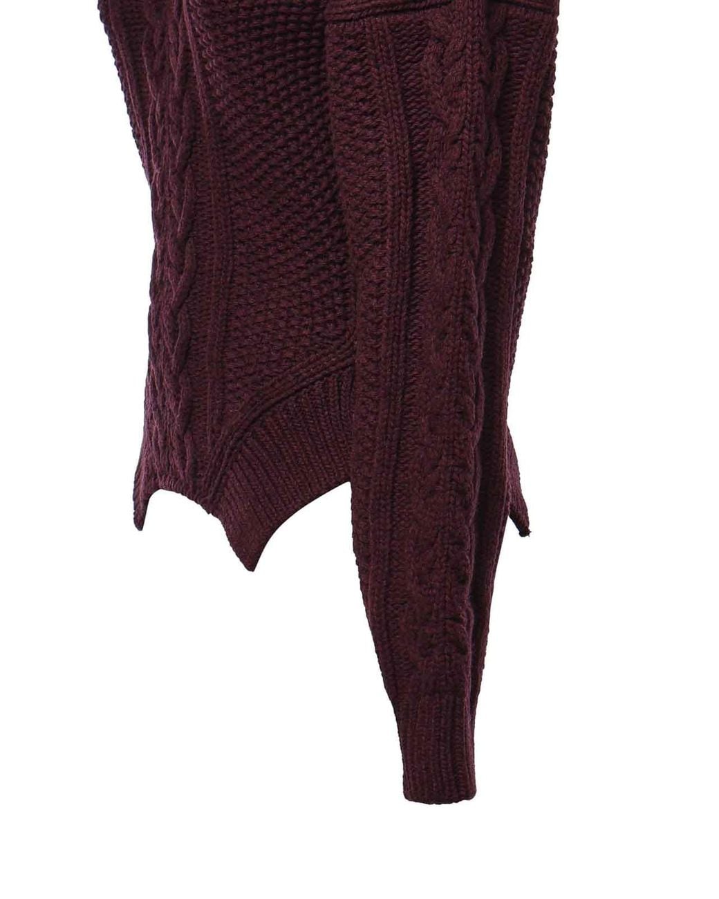 Dondup Purple Wool Sweater