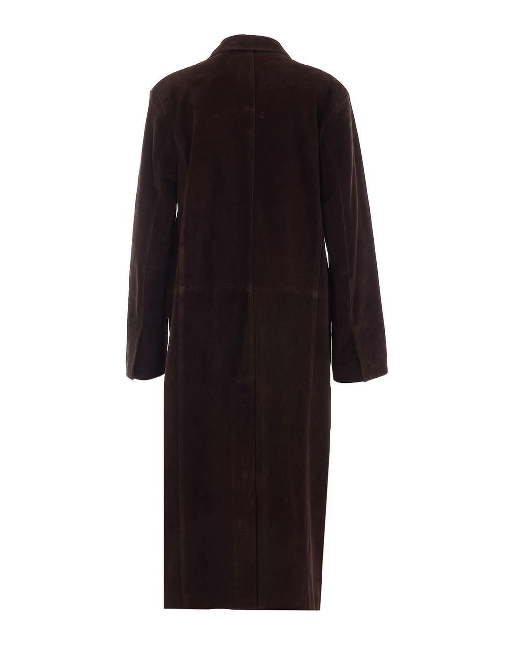 Arma Red Alissa Gritty Suede Coat