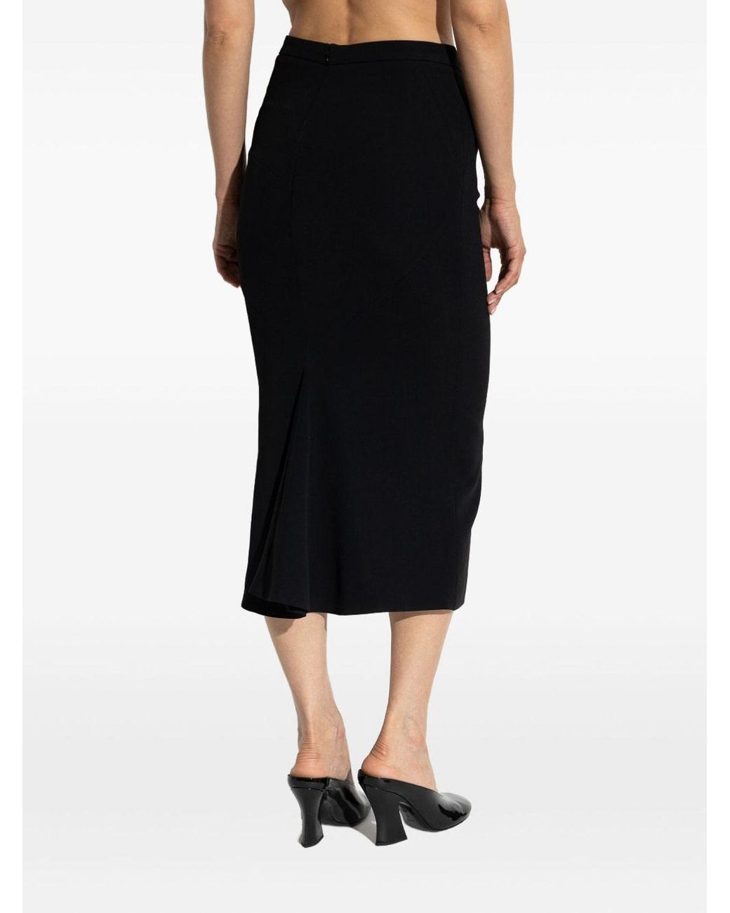 Givenchy Black Low Waist Skirt