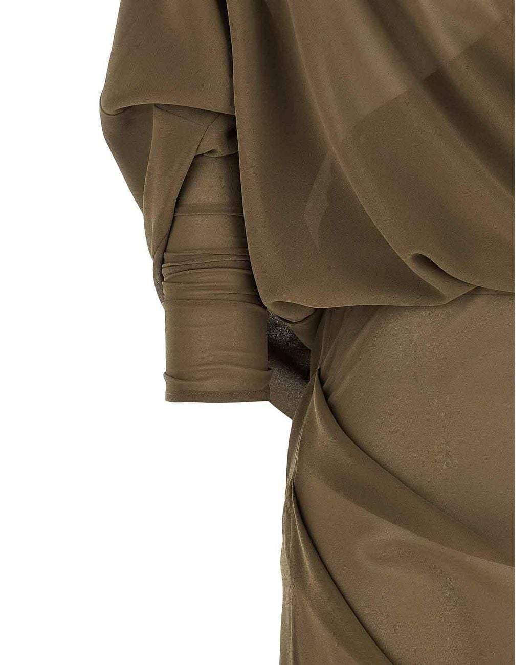Entire studios Green Asymmetrical Skirt Dress