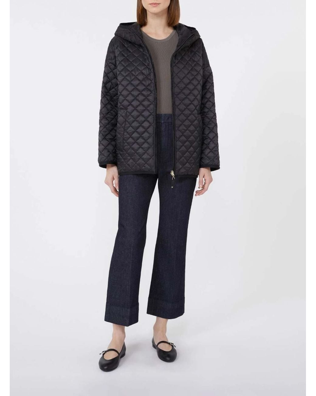 Max Mara Black Max Mara Reversible Padded Jacket The Cube