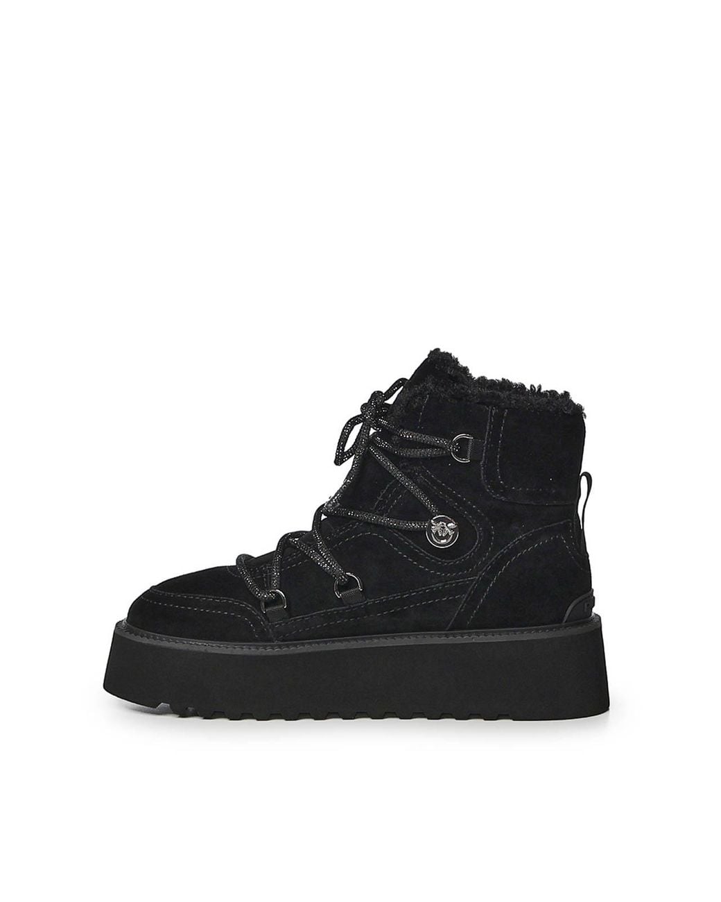 Pinko Black Martina Suede Ankle Boot