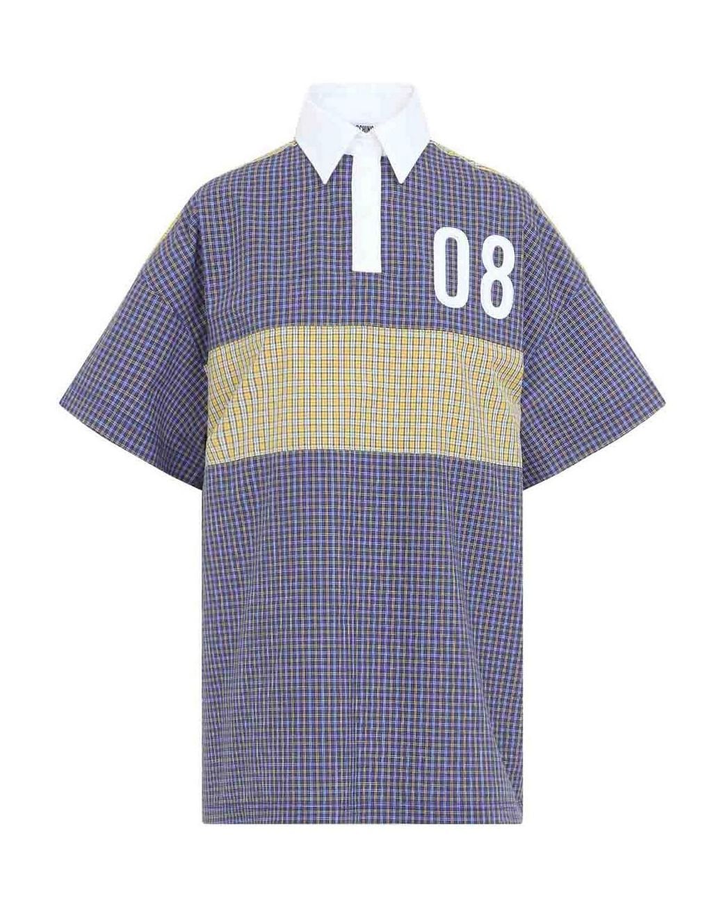 Moschino Blue Polo Shirt