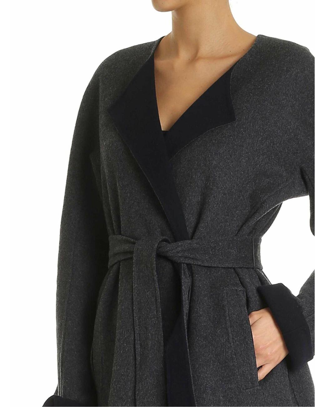 DKNY Black Reversible Cardigan