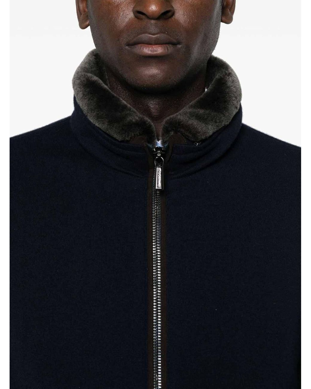 Moorer Blue 'Bellati' Padded Jacket for men