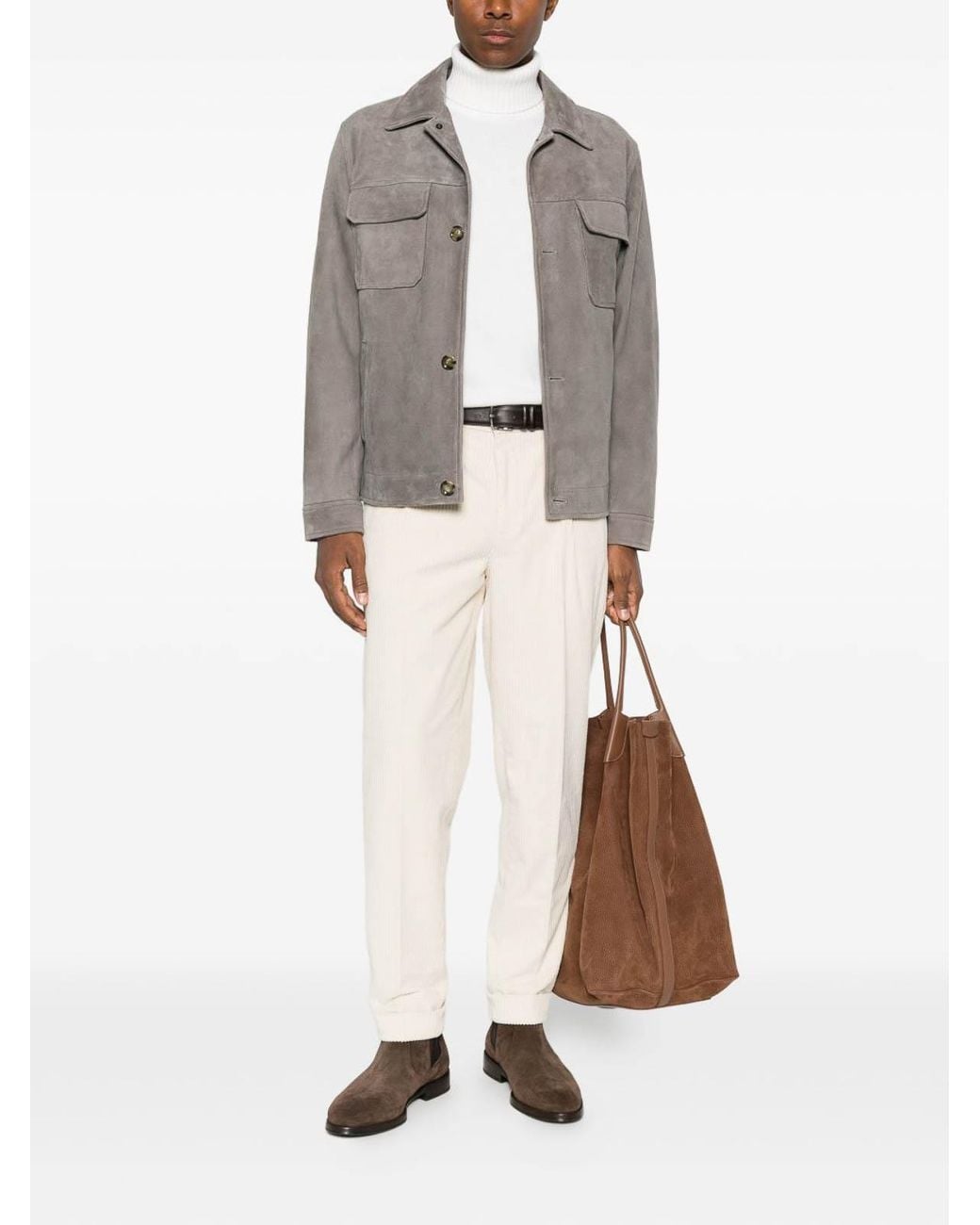 Lardini Gray Jacket for men