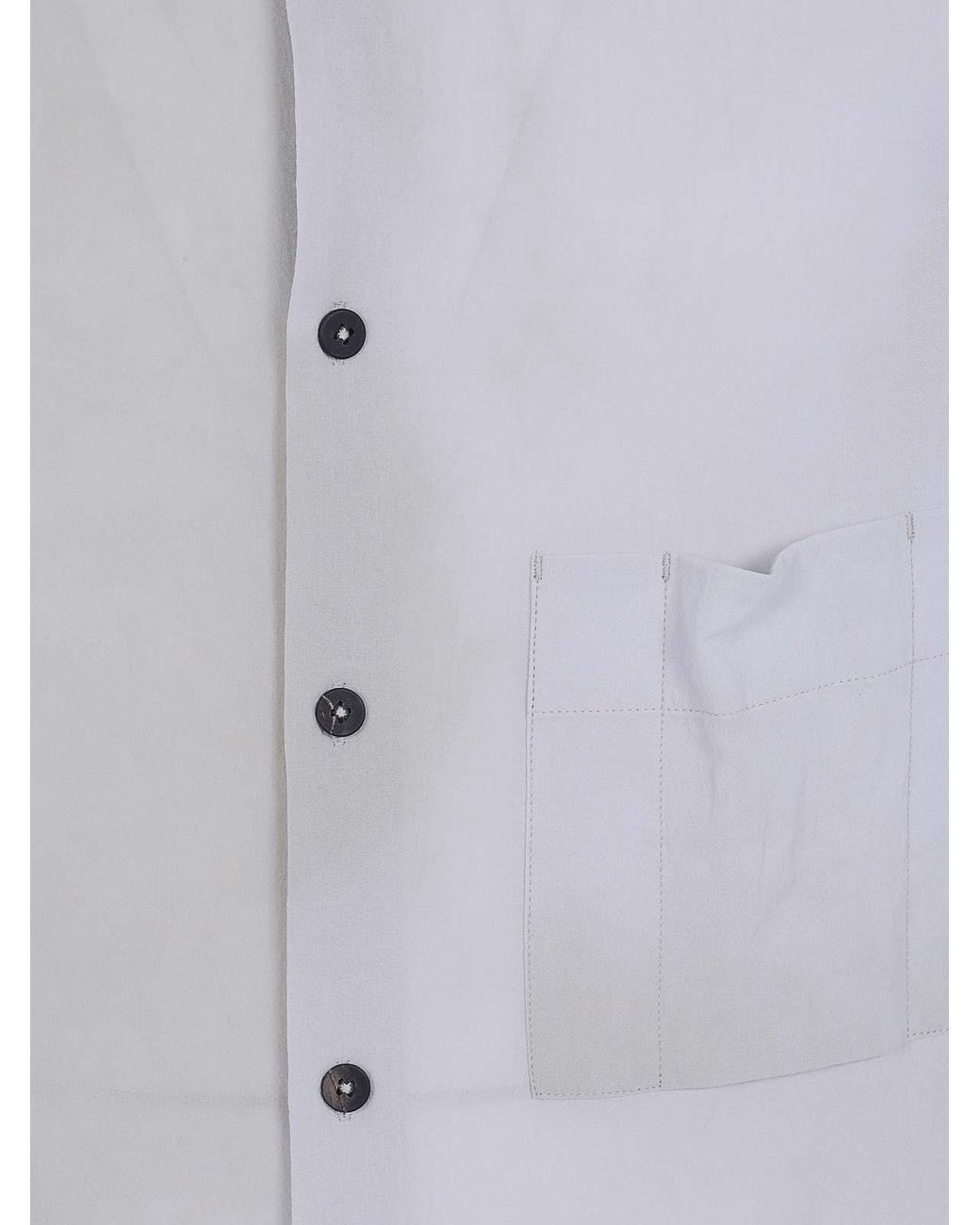 Ziggy Chen Blue Small Collar Pocket Shirt for men