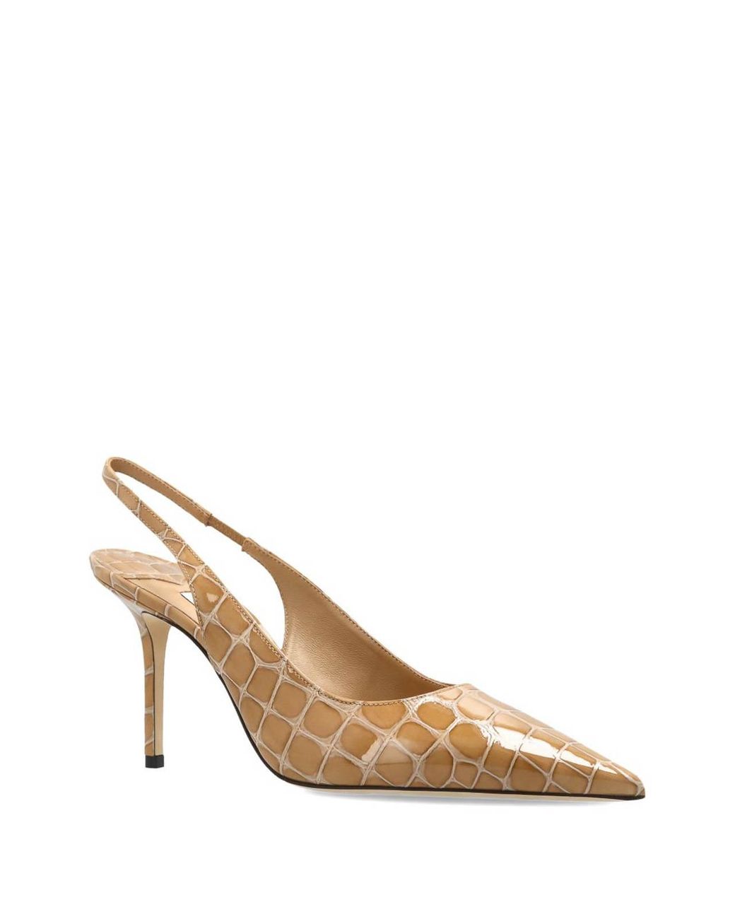 Jimmy Choo Brown Pumps Love With Back Strap