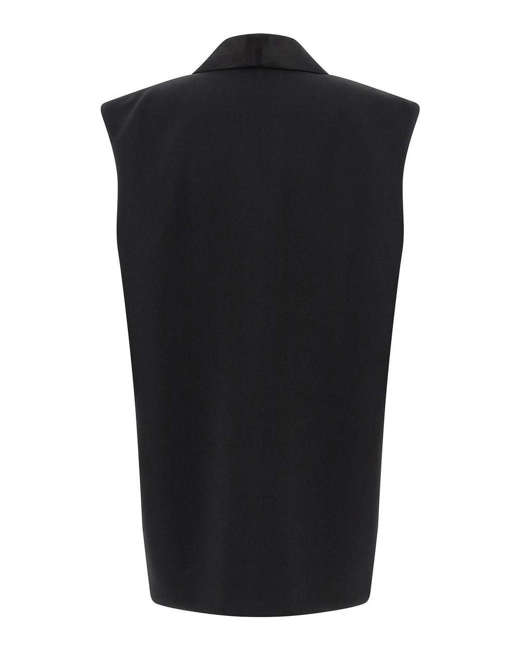 DI.LA3 PARI' Black Tuxedo Vest