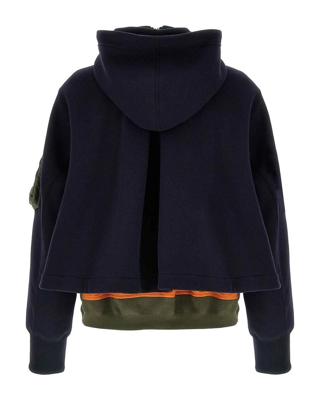 Sacai Blue Sponge Hoodie