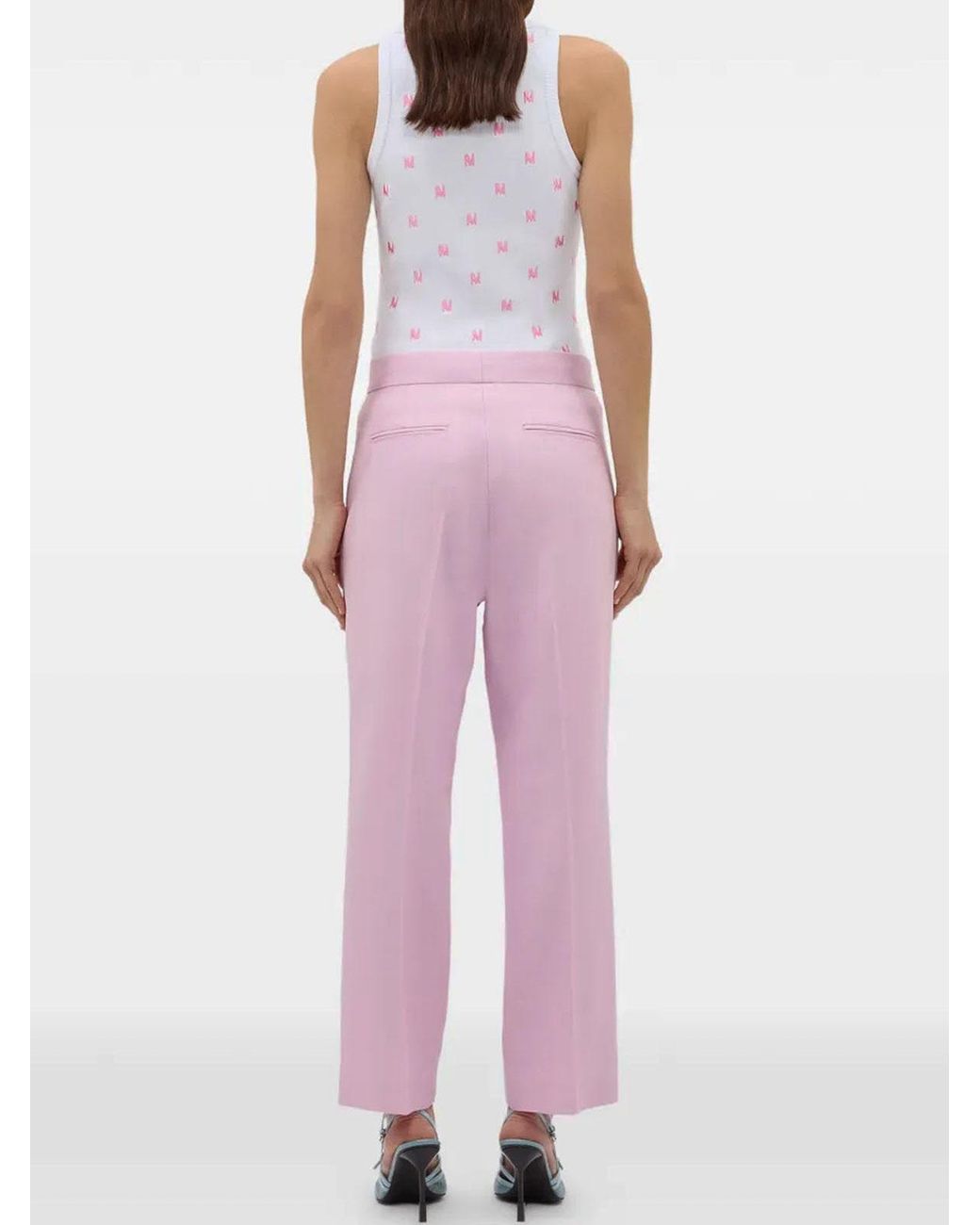 MSGM Pink Casual Hose