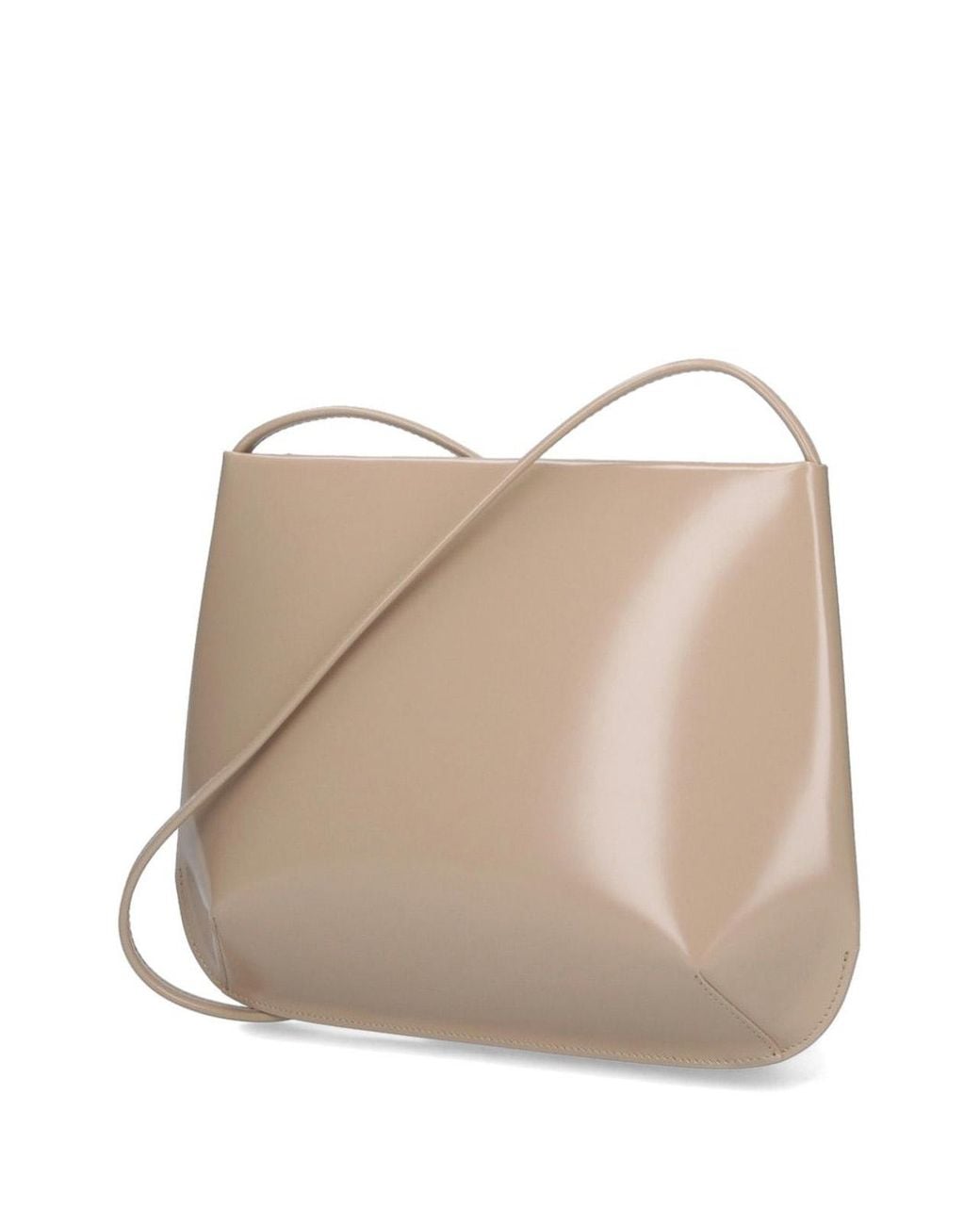 Faune Natural Loge Leather Shoulder Bag