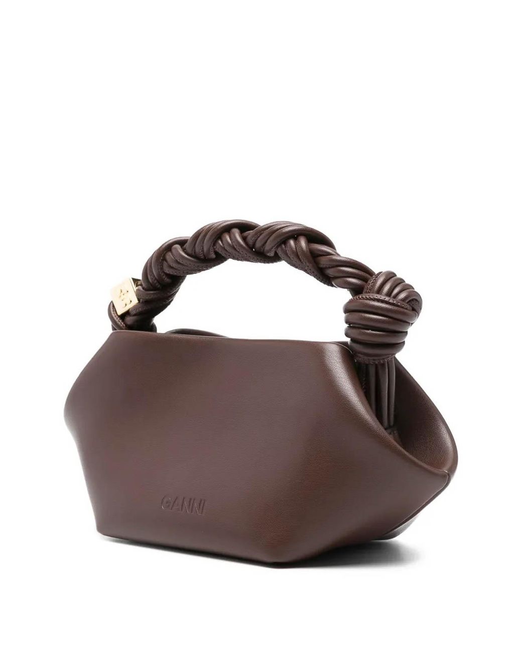 Ganni Brown Bou Bag Mini Chocolate Fondant