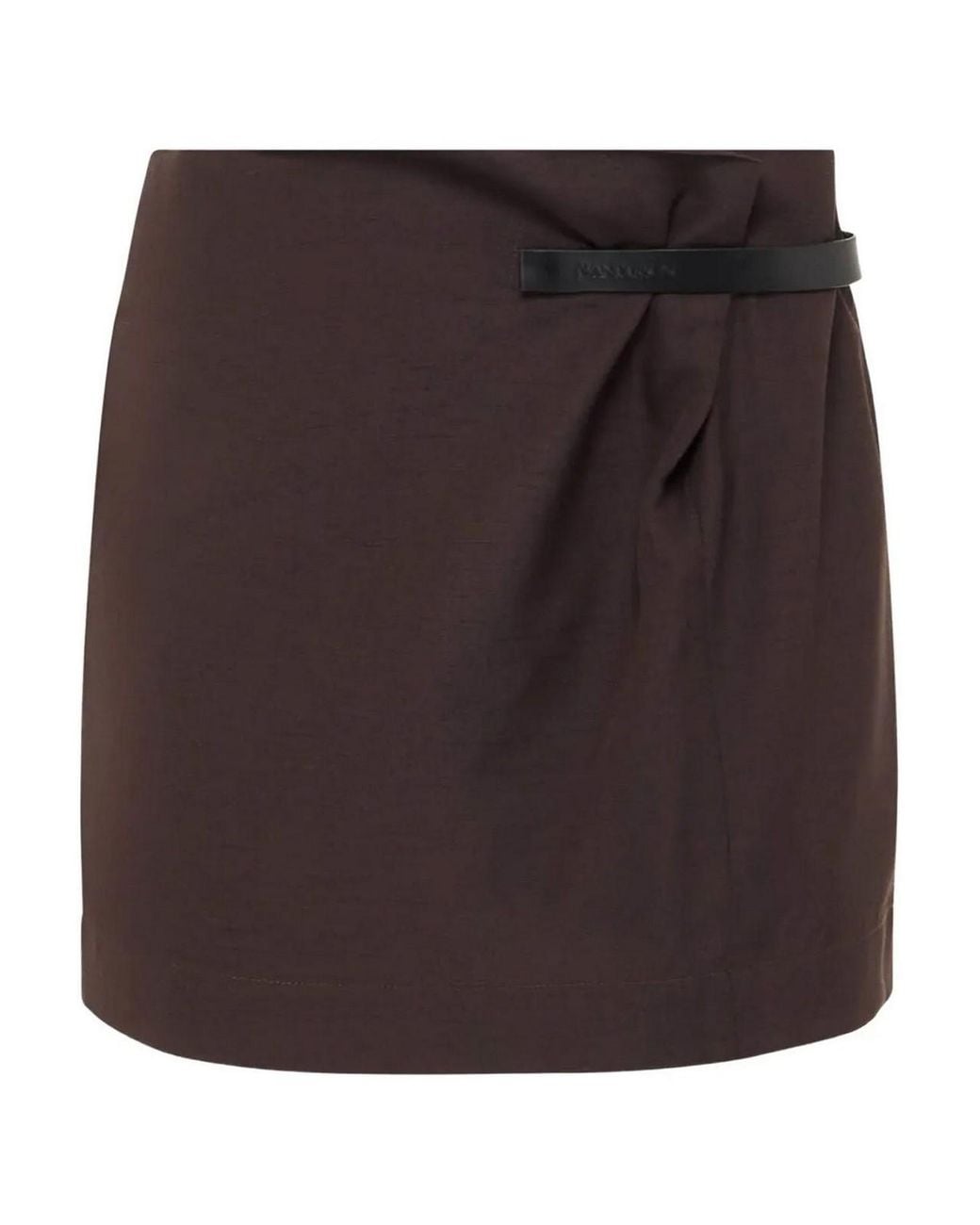 J.W. Anderson Brown Skirt With Logo