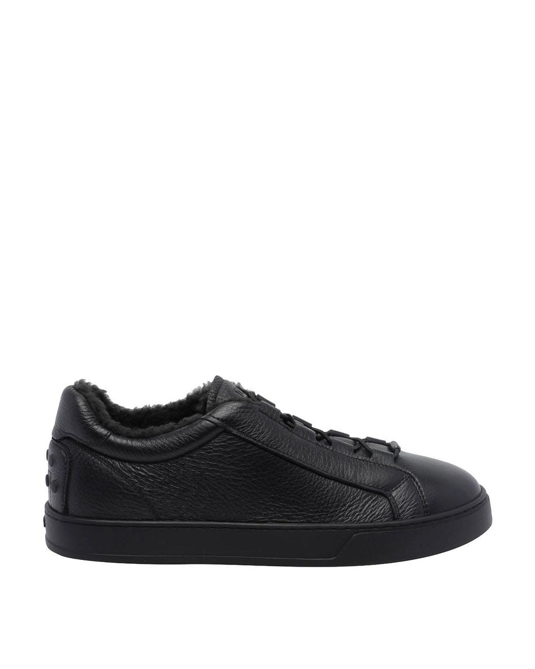 Tod's Black Pashmy Suede Sneakers for men