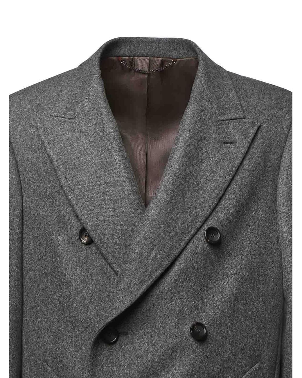 Abrigo Midi Canali de hombre de color Gray