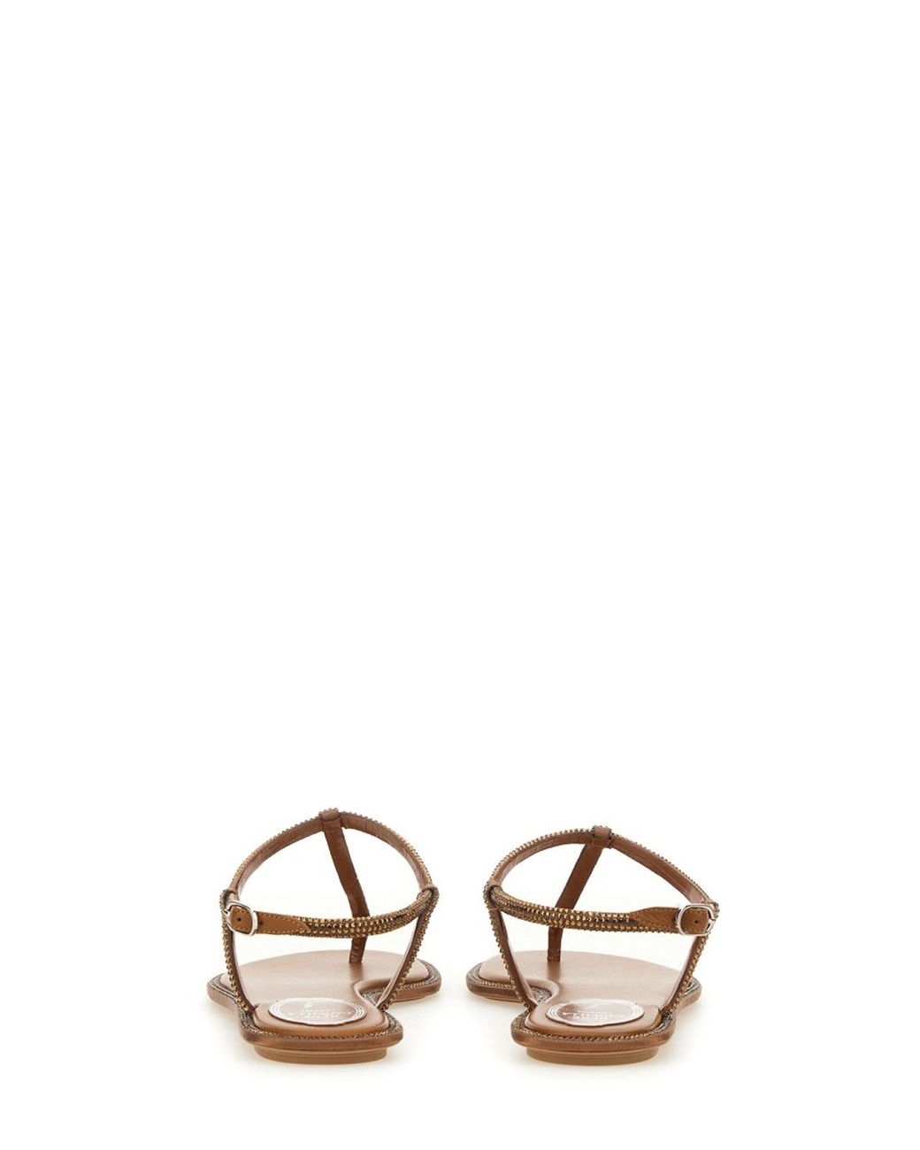 Rene Caovilla Brown Sandals