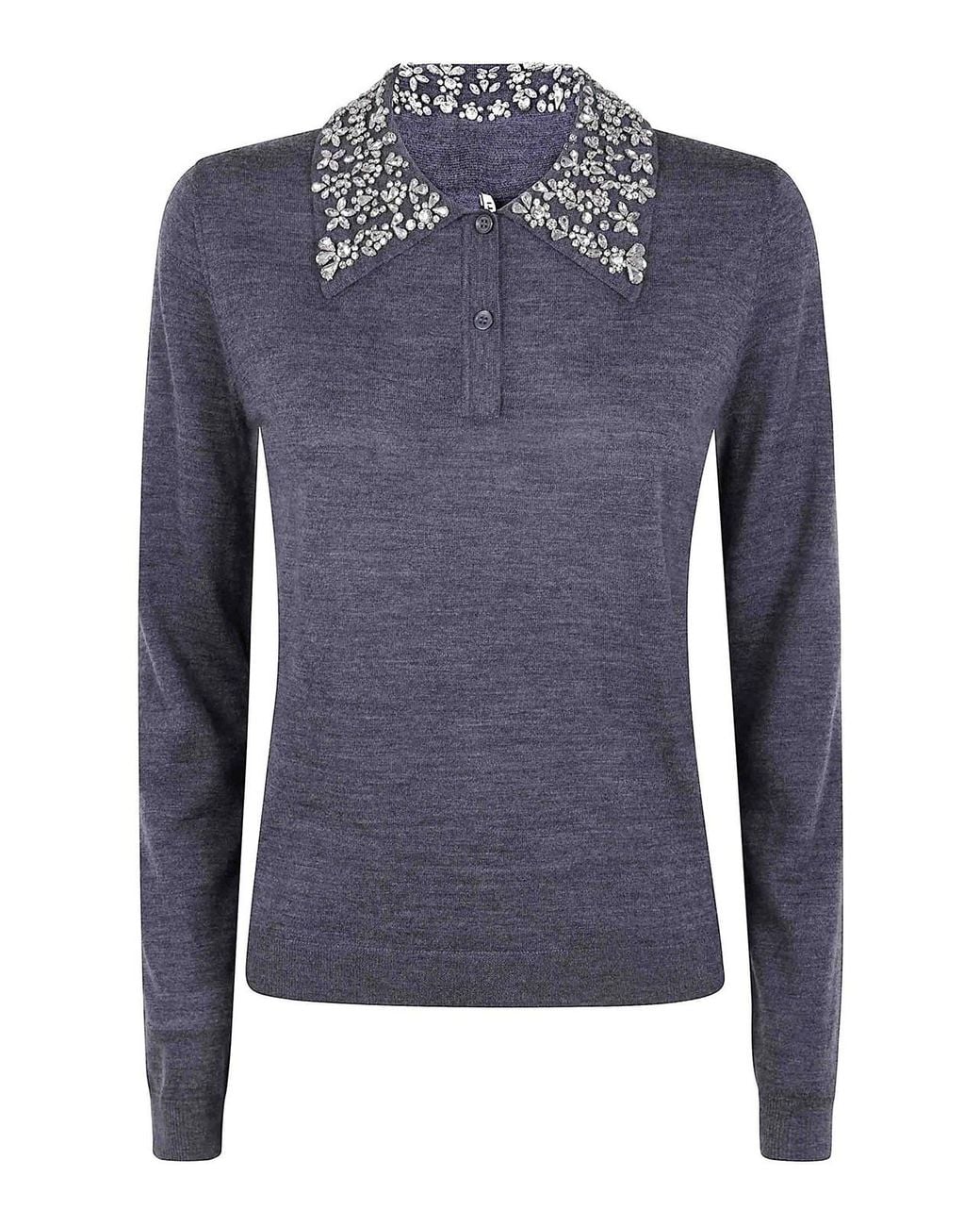 Liviana Conti Blue Fabienne Sweater