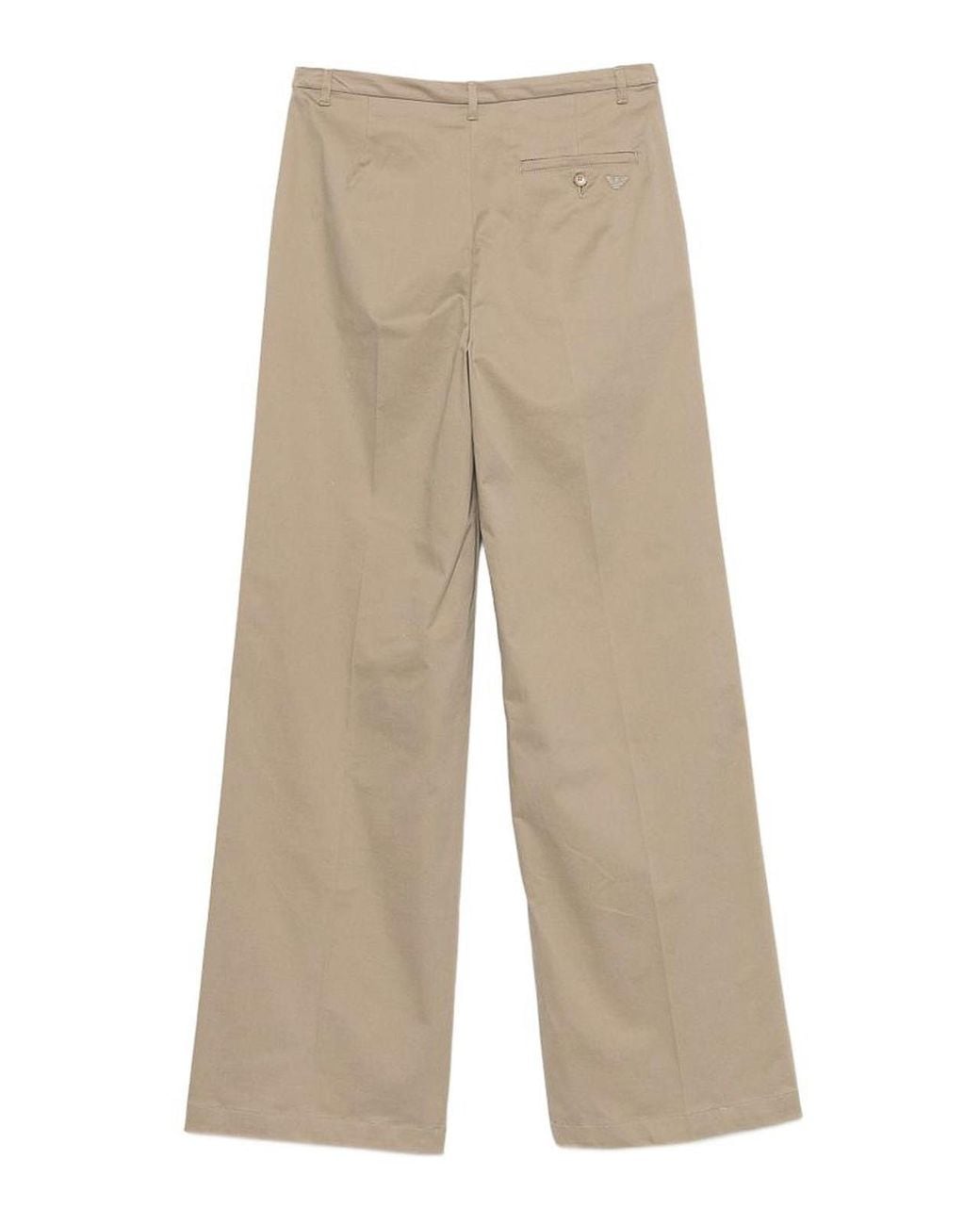 Emporio Armani Natural Cotton Trousers