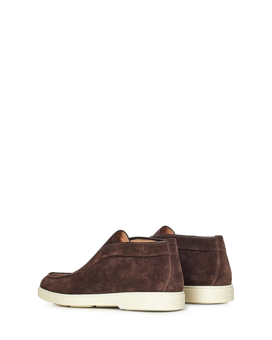 Santoni Brown Desert Ankle Boots