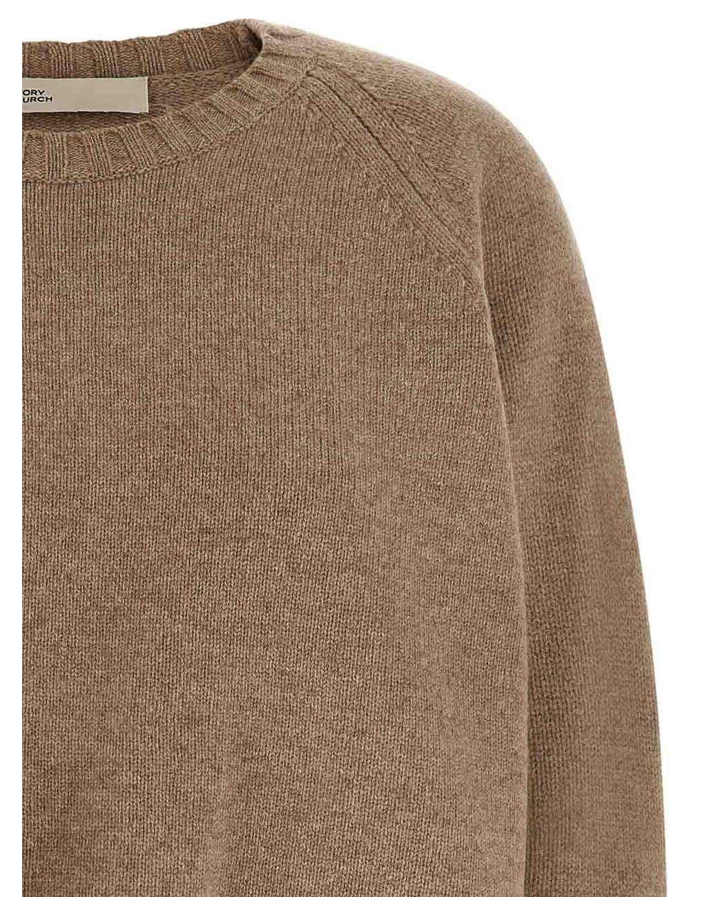 Suéter Cuello Redondo Tory Burch de color Brown