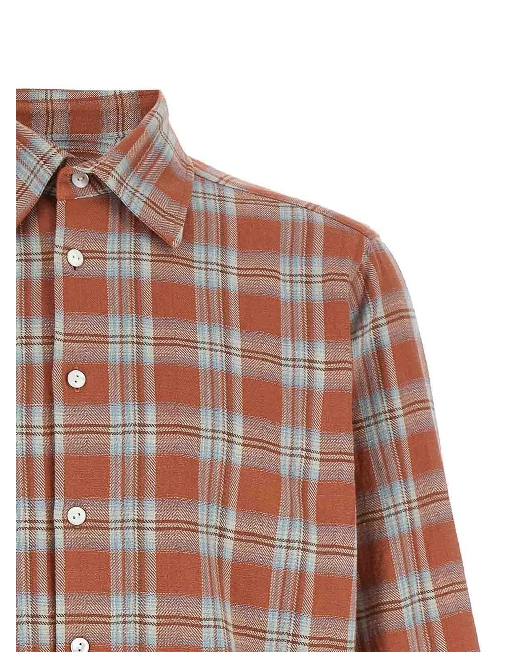 Camisa Second/Layer de hombre de color Brown
