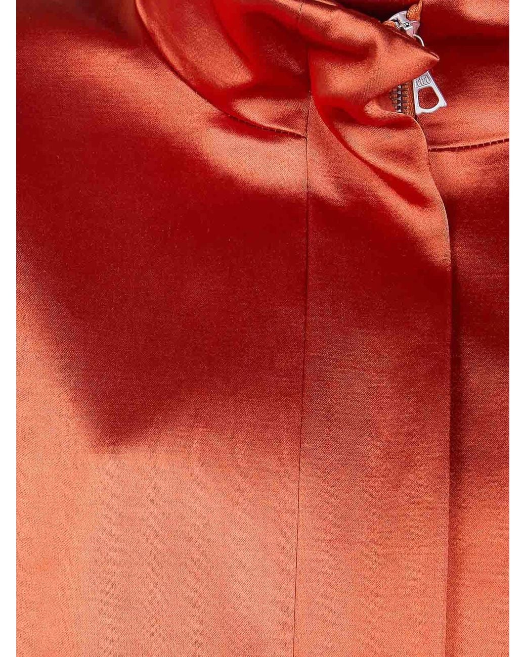 Dries Van Noten Orange Voles Jacket