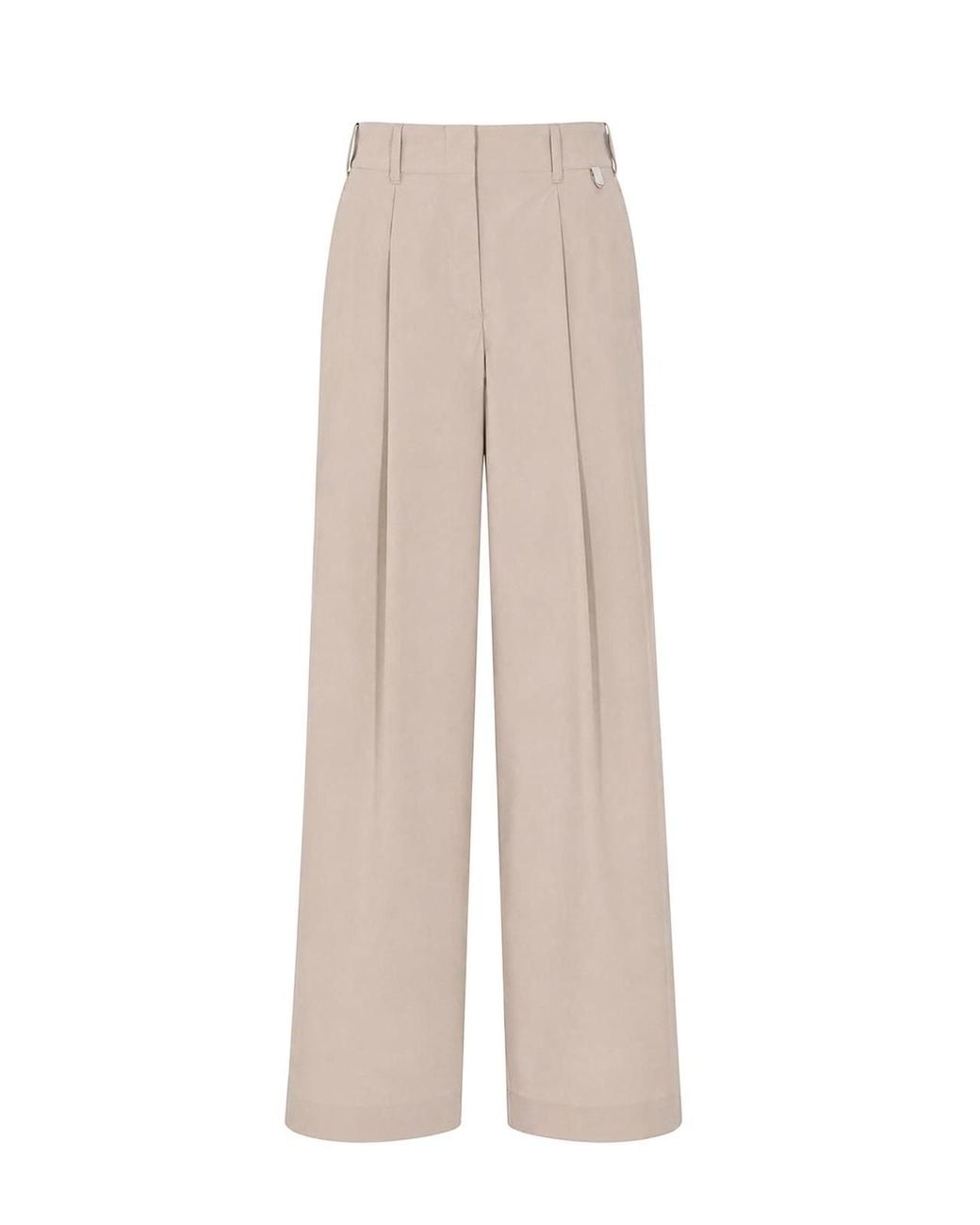 Herno White Pantalone Resort