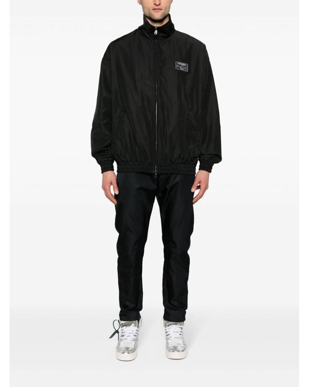 Dolce & Gabbana Black Casual Jacket for men