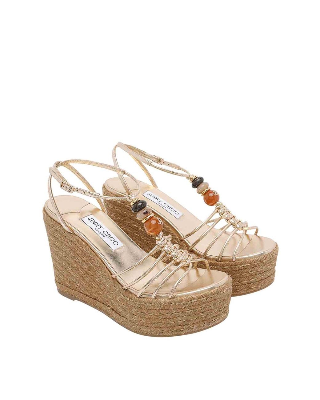 Jimmy Choo Natural Lemi Wedges