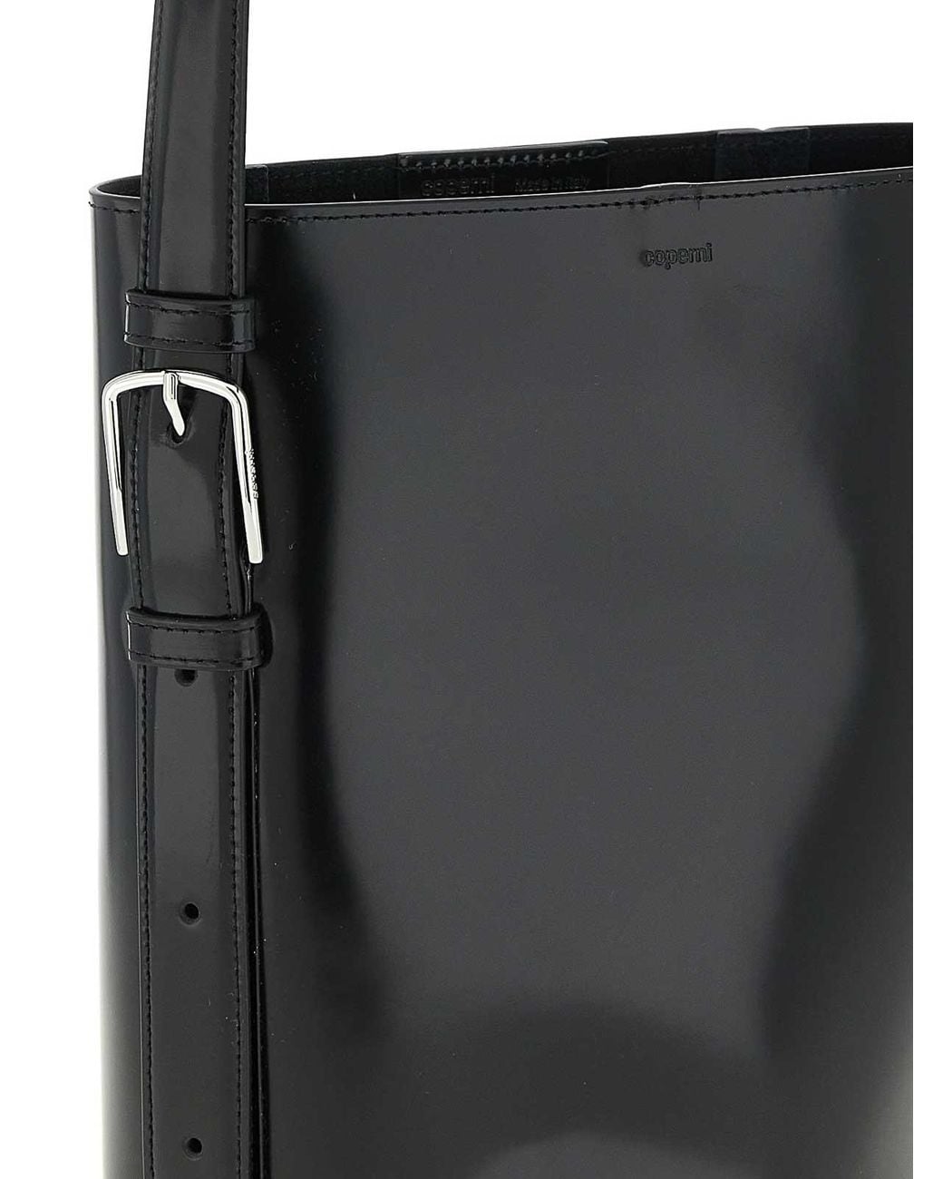 Coperni Black Ergonomic Bucket Bag